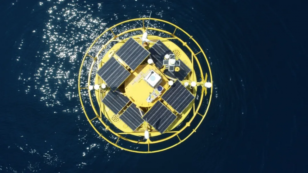 Lidar flottant Molas M300 pour la mesure du vent offshore sur bouée